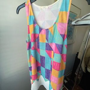 Multi colored tank